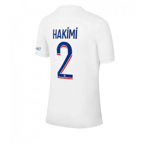 Paris Saint-Germain Achraf Hakimi #2 Tredjedrakt 2022-23 Kortermet Paris Saint-Germain Achraf Hakimi #2 Tredjedrakt 2022-23 Kortermet